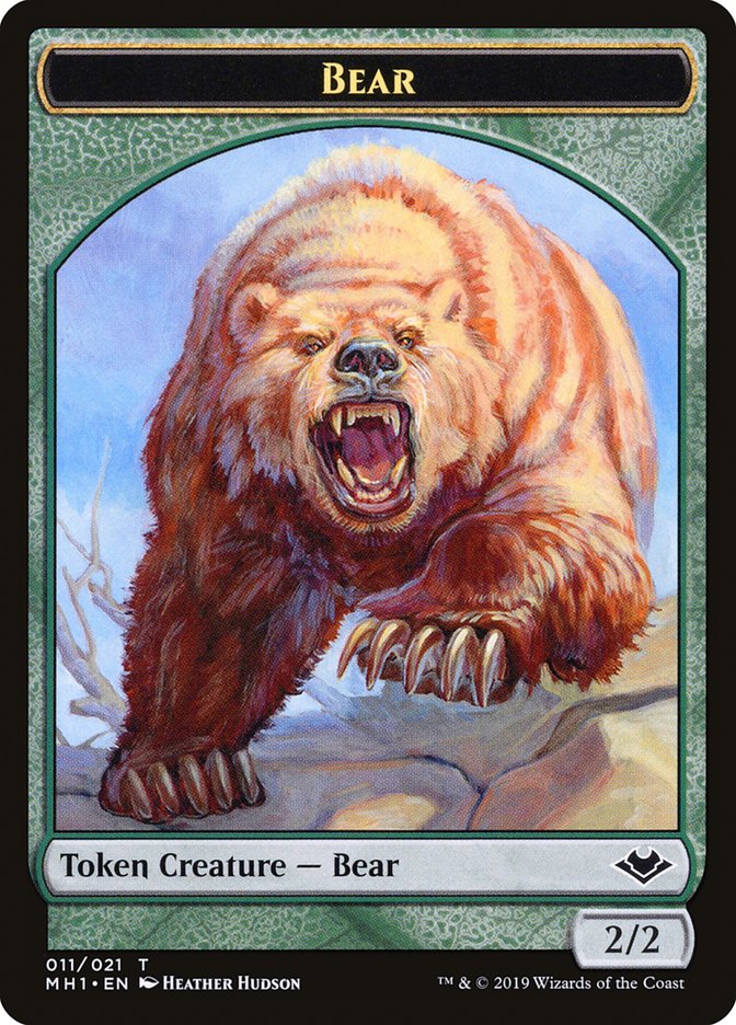 Bear Token [Modern Horizons Tokens] | Exor Games Truro