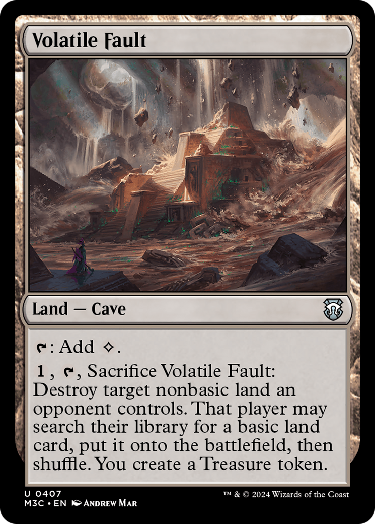 Volatile Fault (Ripple Foil) [Modern Horizons 3 Commander] | Exor Games Truro