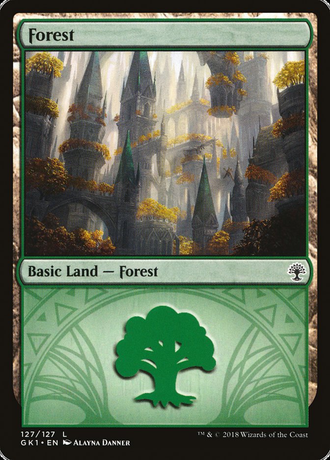 Forest (127) [Guilds of Ravnica Guild Kit] | Exor Games Truro