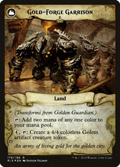 Golden Guardian // Gold-Forge Garrison [Rivals of Ixalan Prerelease Promos] | Exor Games Truro