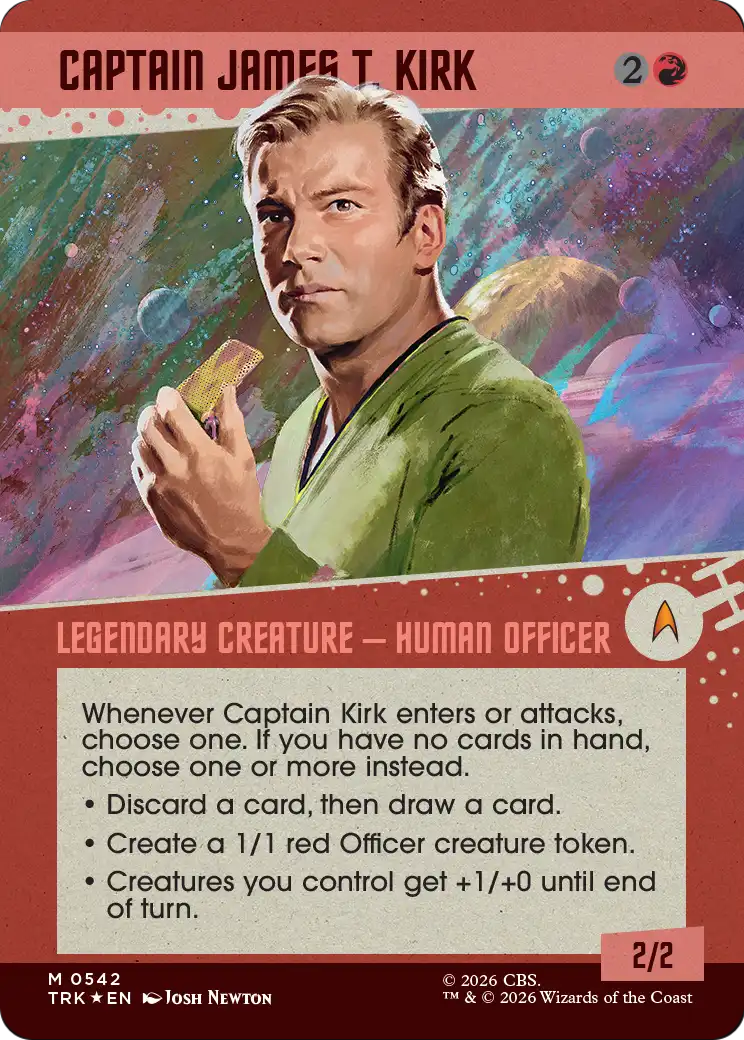 Captain James T. Kirk (Showcase) (Surge Foil) [Star Trek] | Exor Games Truro