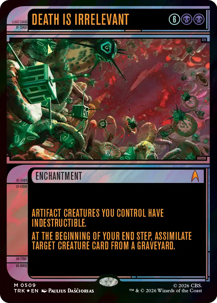 Death Is Irrelevant (Showcase) (Surge Foil) [Star Trek] | Exor Games Truro