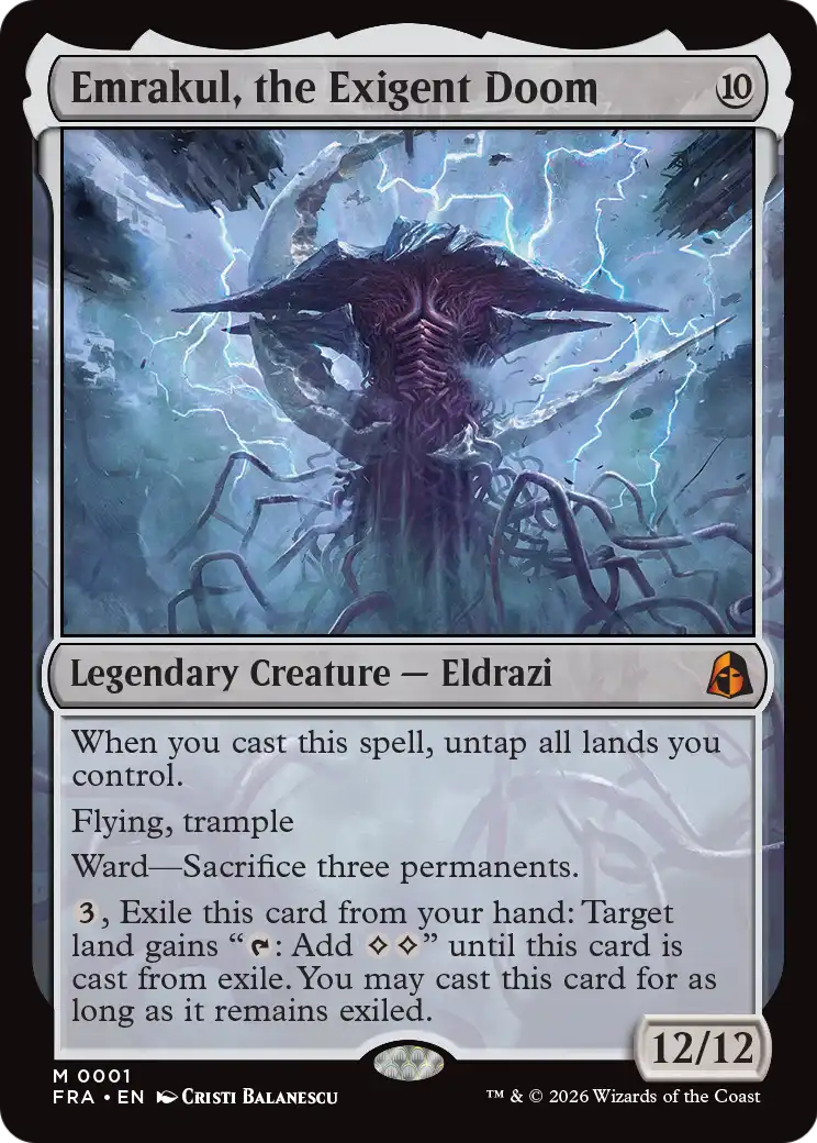 Emrakul, the Exigent Doom [Reality Fracture] | Exor Games Truro
