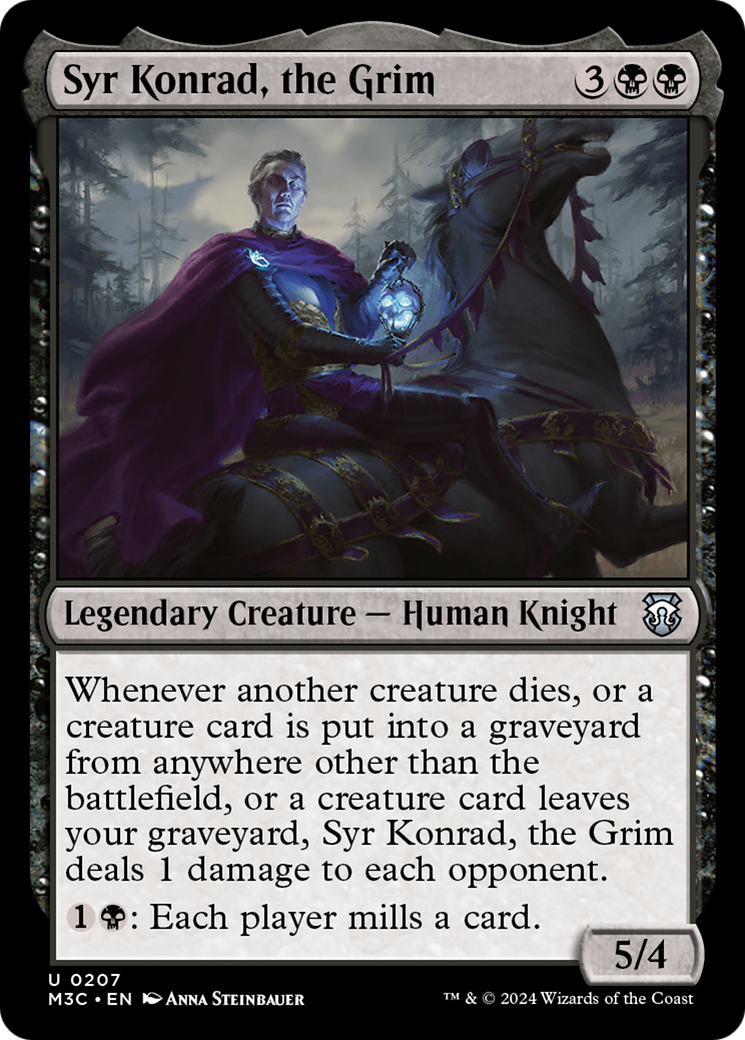 Syr Konrad, the Grim (Ripple Foil) [Modern Horizons 3 Commander] | Exor Games Truro