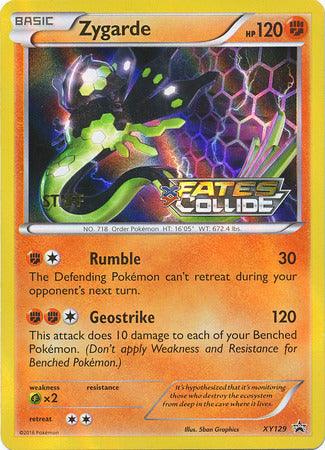 Zygarde (XY129) (Staff) [XY: Black Star Promos] | Exor Games Truro