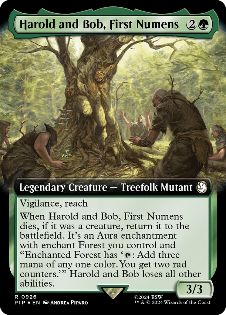 Harold and Bob, First Numens (Extended Art) (Surge Foil) [Fallout] | Exor Games Truro