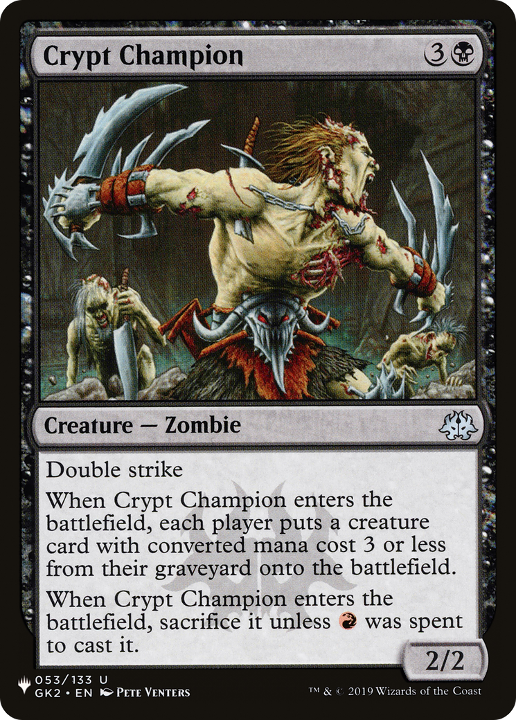 Crypt Champion [The List Reprints] | Exor Games Truro