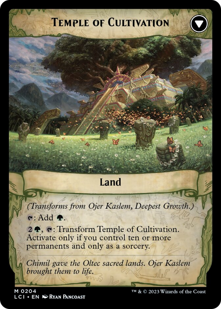 Ojer Kaslem, Deepest Growth // Temple of Cultivation [The Lost Caverns of Ixalan] | Exor Games Truro