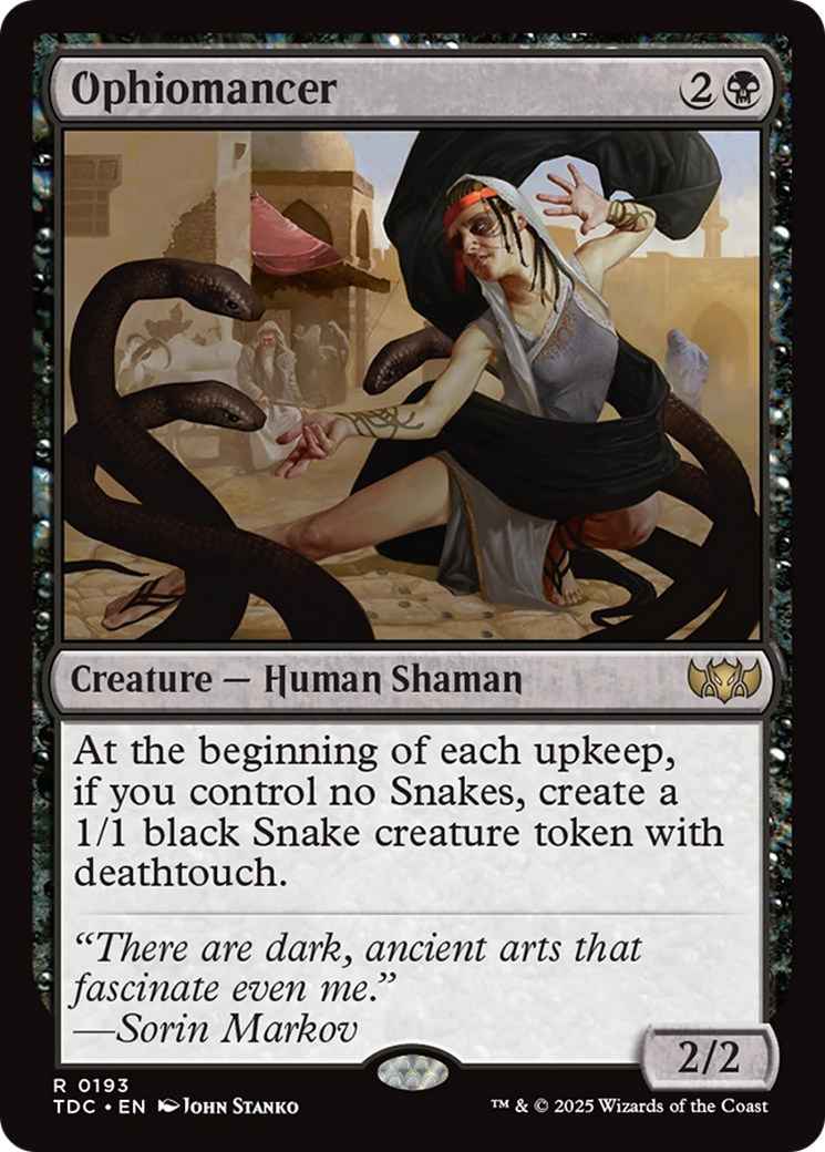 Ophiomancer [Tarkir: Dragonstorm Commander] | Exor Games Truro