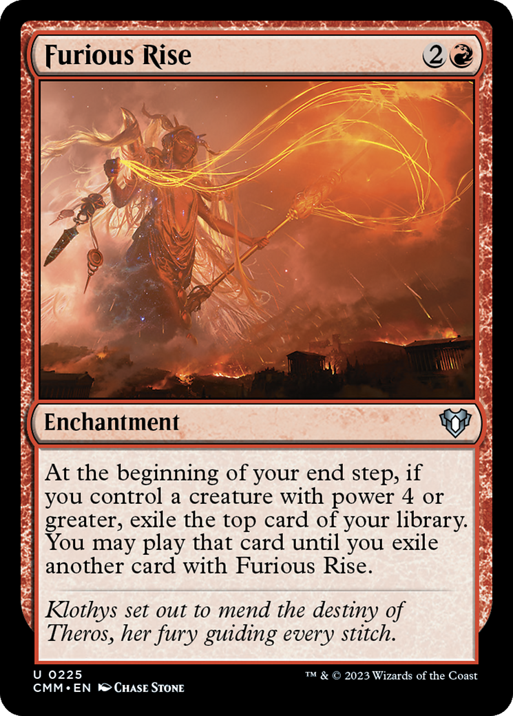 Furious Rise [Commander Masters] | Exor Games Truro