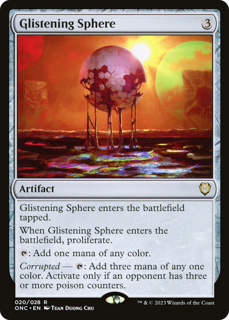 Glistening Sphere [Phyrexia: All Will Be One Commander] | Exor Games Truro