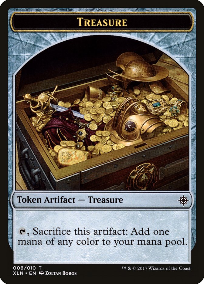 Treasure Token (008/010) [Ixalan Tokens] | Exor Games Truro