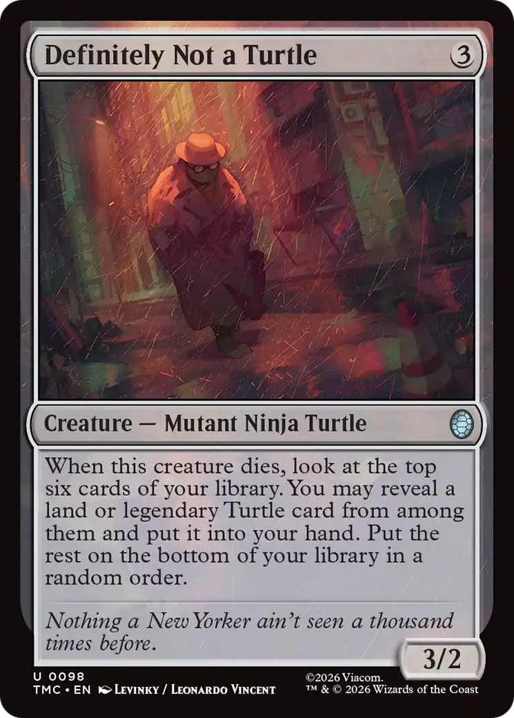 Definitely Not a Turtle [Teenage Mutant Ninja Turtles Commander] | Exor Games Truro