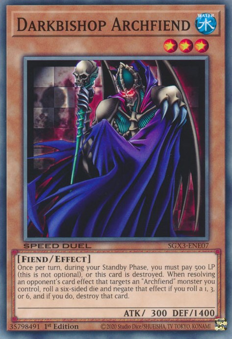 Darkbishop Archfiend [SGX3-ENE07] Common | Exor Games Truro