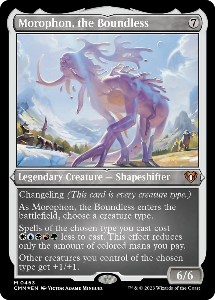 Morophon, the Boundless (Foil Etched) [Commander Masters] | Exor Games Truro