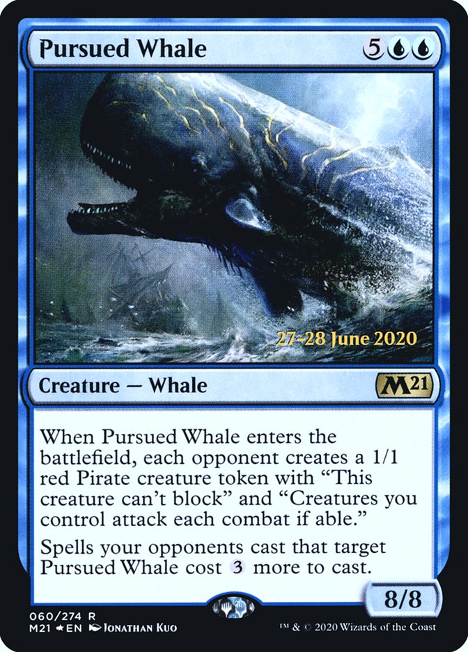 Pursued Whale [Core Set 2021 Prerelease Promos] | Exor Games Truro