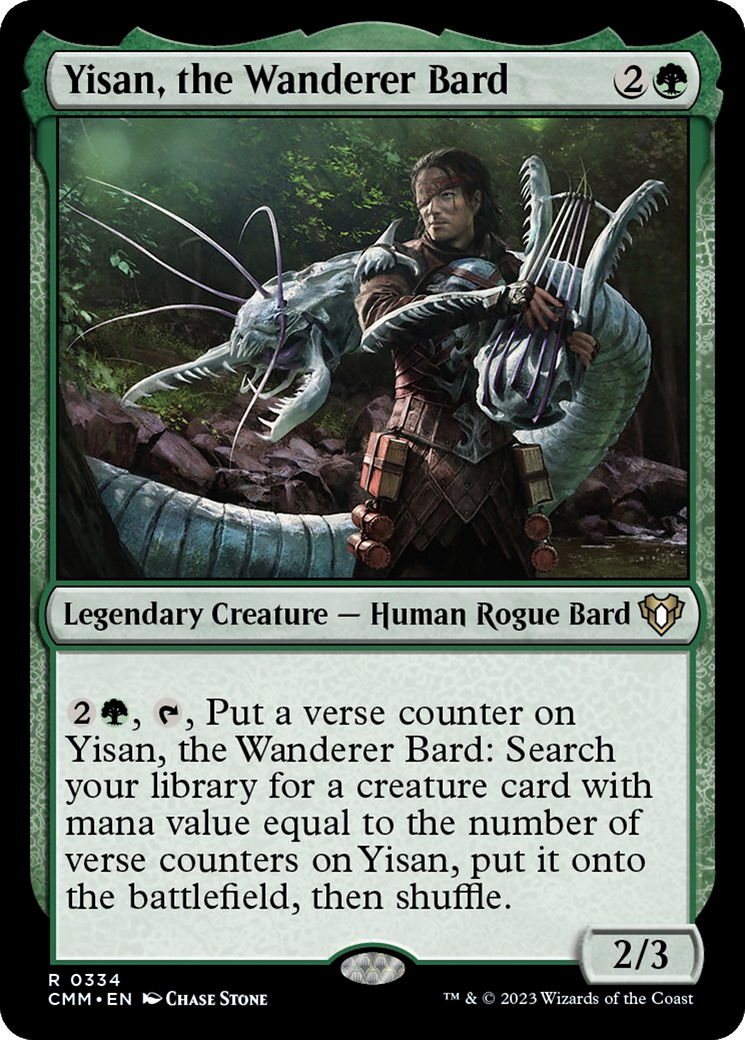 Yisan, the Wanderer Bard [Commander Masters] | Exor Games Truro