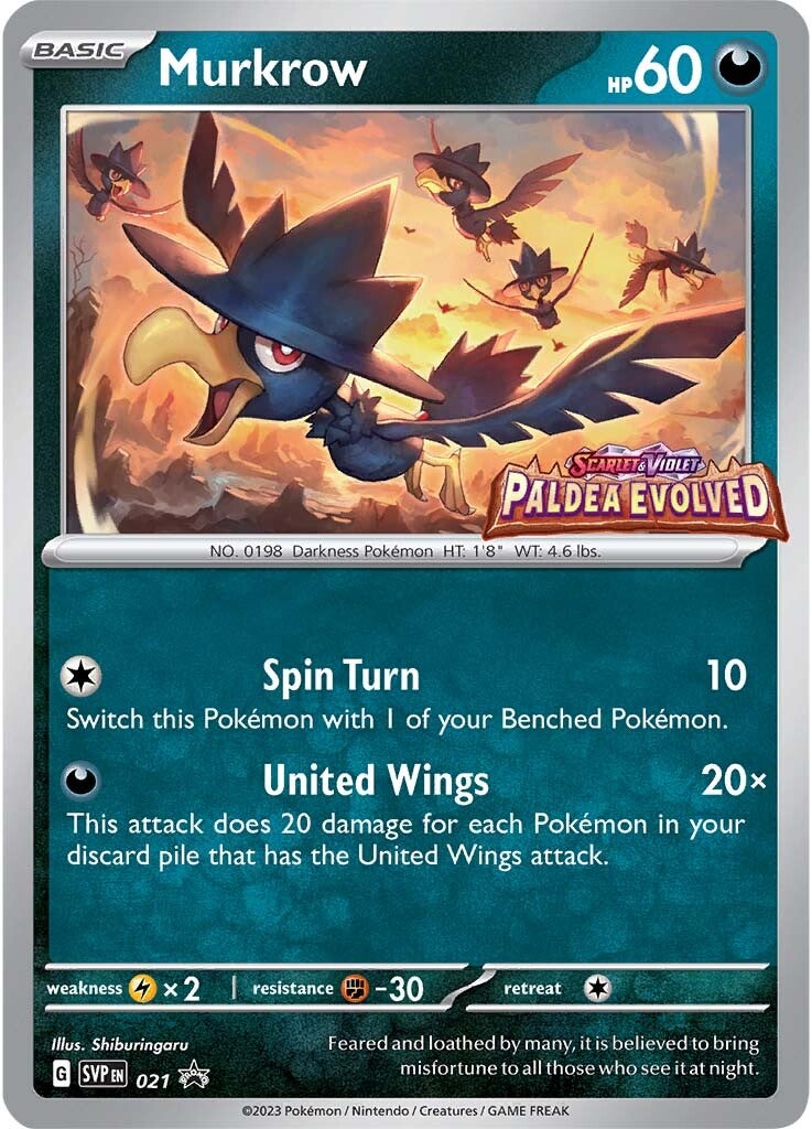 Murkrow (021) [Scarlet & Violet: Black Star Promos] | Exor Games Truro