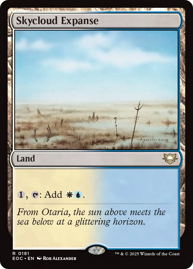 Skycloud Expanse [Edge of Eternities Commander] | Exor Games Truro