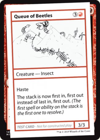 Queue of Beetles (2021 Edition) [Mystery Booster Playtest Cards] | Exor Games Truro