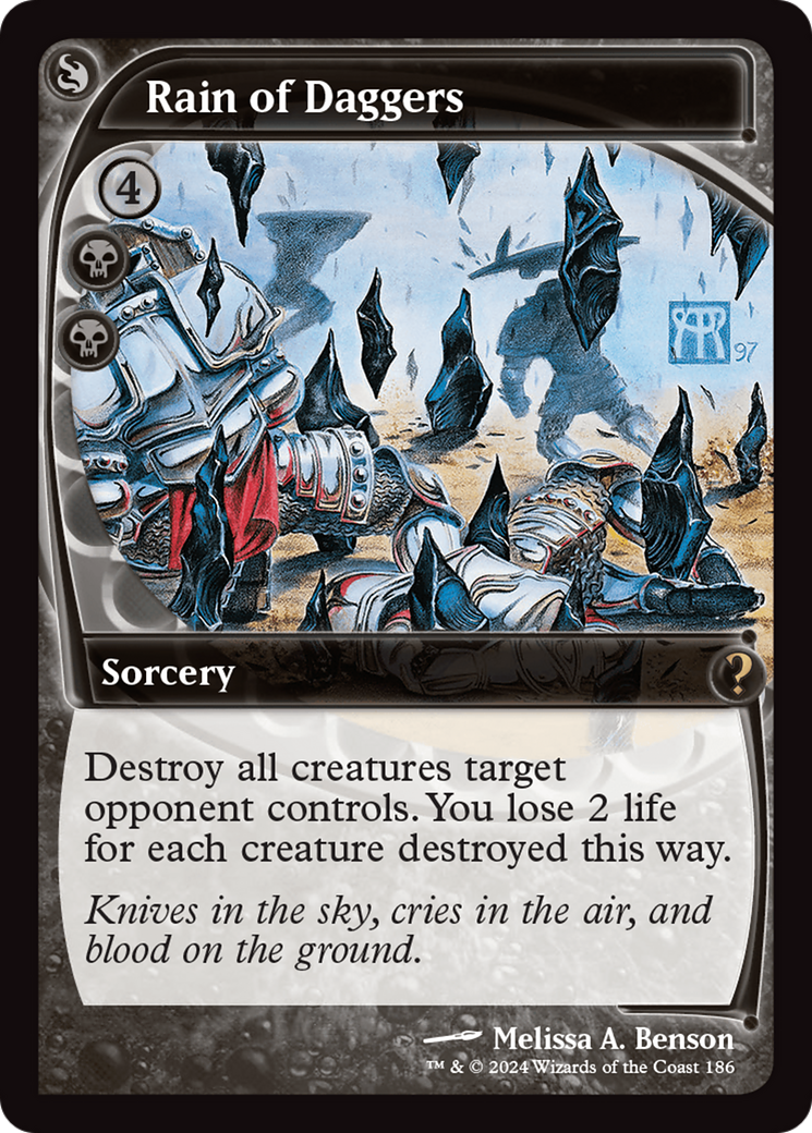 Rain of Daggers (Future Sight) [Mystery Booster 2] | Exor Games Truro