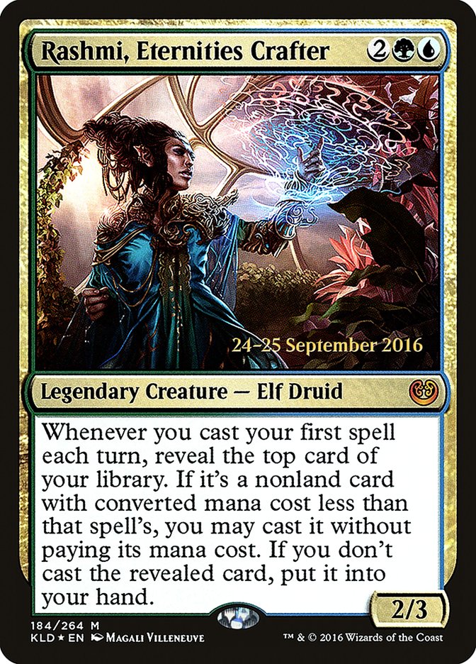 Rashmi, Eternities Crafter [Kaladesh Prerelease Promos] | Exor Games Truro