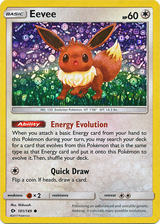 Eevee (101/149) (General Mills Promo) [Sun & Moon: Base Set] | Exor Games Truro