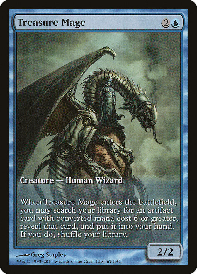 Treasure Mage (Extended Art) [Mirrodin Besieged Promos] | Exor Games Truro