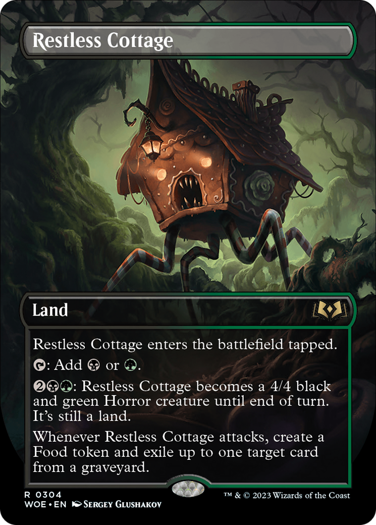 Restless Cottage (Borderless Alternate Art) [Wilds of Eldraine] | Exor Games Truro