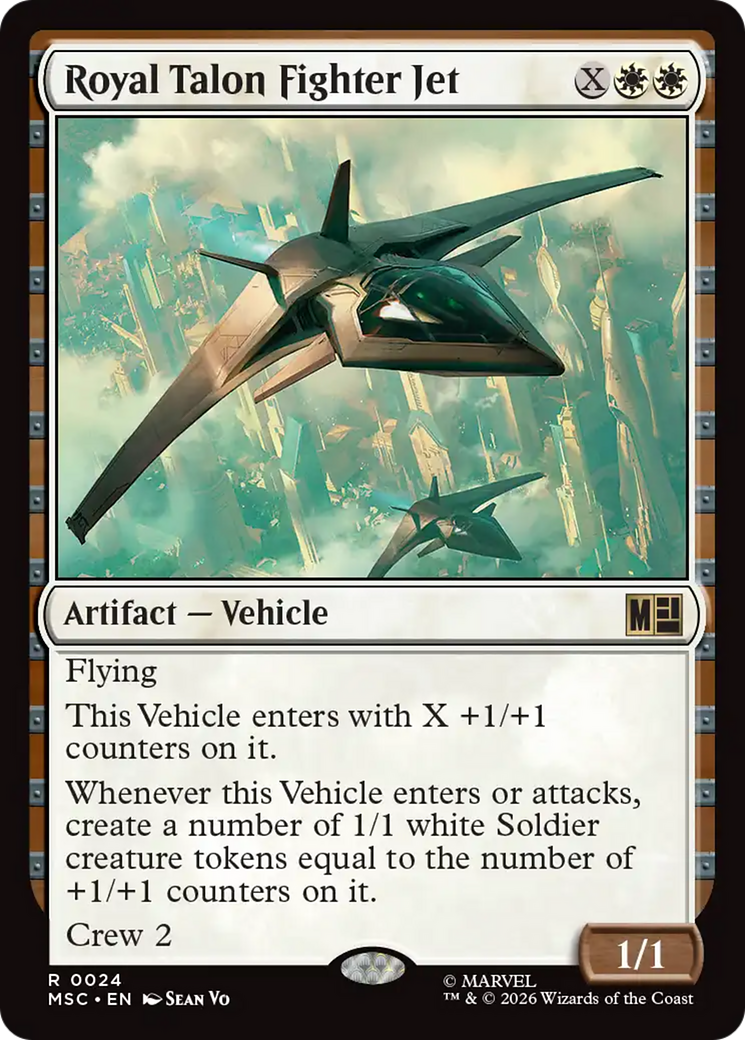 Royal Talon Fighter Jet (Surge Foil) [Marvel Super Heroes Commander] | Exor Games Truro