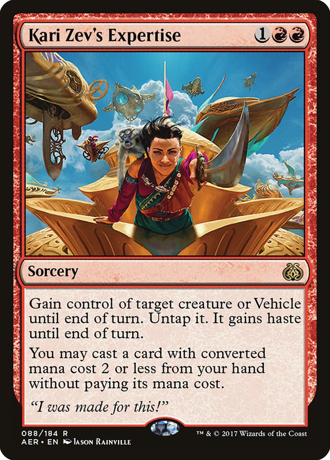 Kari Zev's Expertise [Aether Revolt] | Exor Games Truro