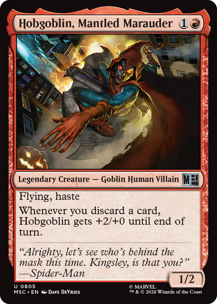Hobgoblin, Mantled Marauder [Marvel Super Heroes Commander] | Exor Games Truro
