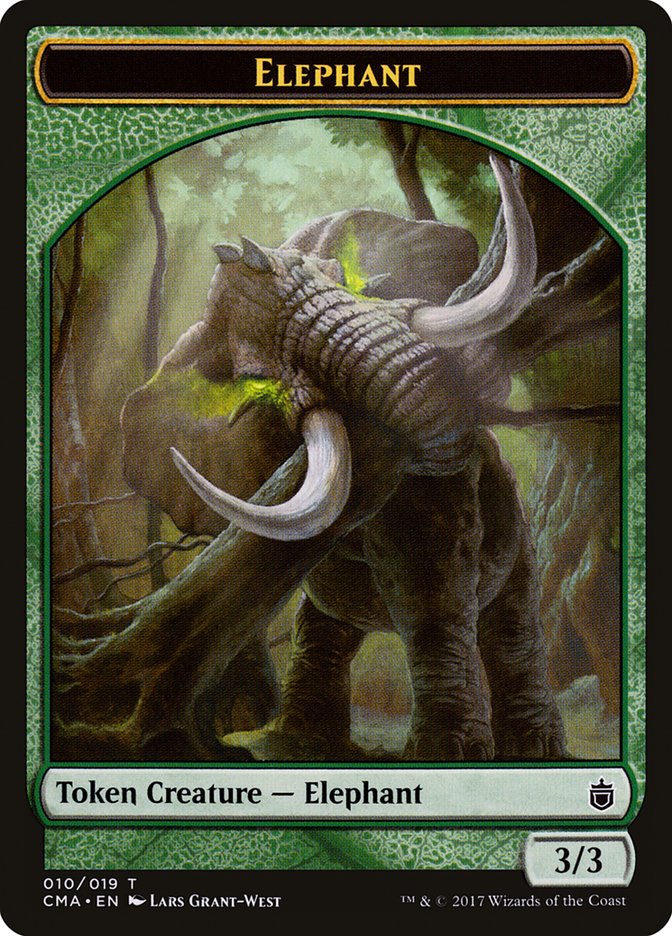 Elephant Token [Commander Anthology Tokens] | Exor Games Truro