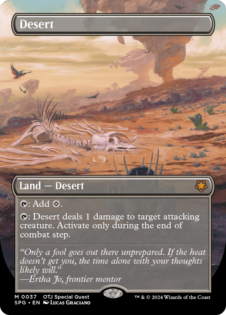 Desert (Borderless) [Outlaws of Thunder Junction Special Guests] | Exor Games Truro