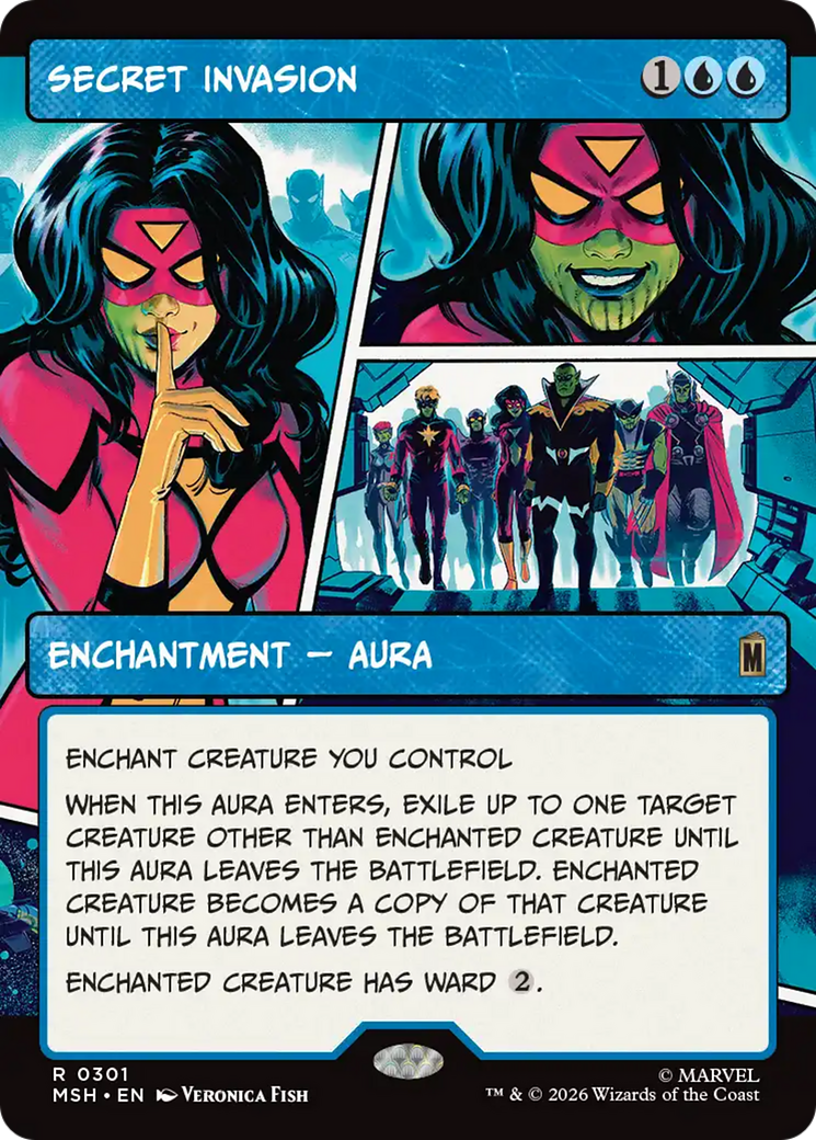 Secret Invasion (Borderless) [Marvel Super Heroes] | Exor Games Truro