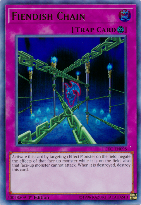 Fiendish Chain [LCKC-EN095] Ultra Rare | Exor Games Truro