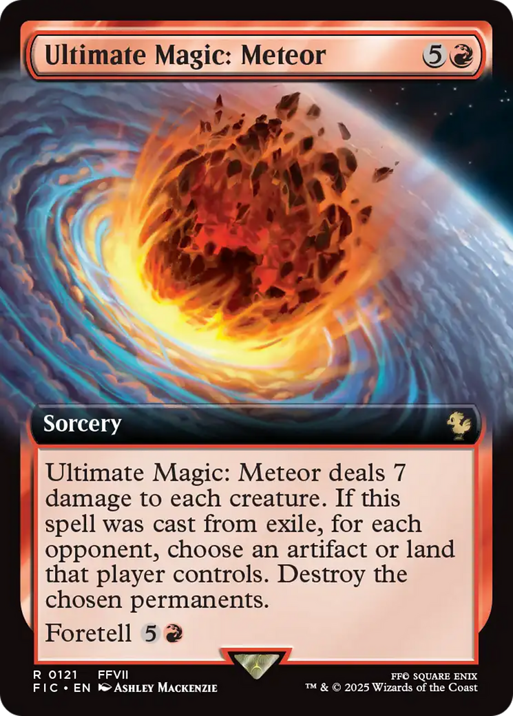 Ultimate Magic: Meteor (Extended Art) [FINAL FANTASY Commander] | Exor Games Truro
