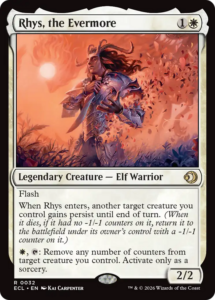 Rhys, the Evermore [Lorwyn Eclipsed] | Exor Games Truro