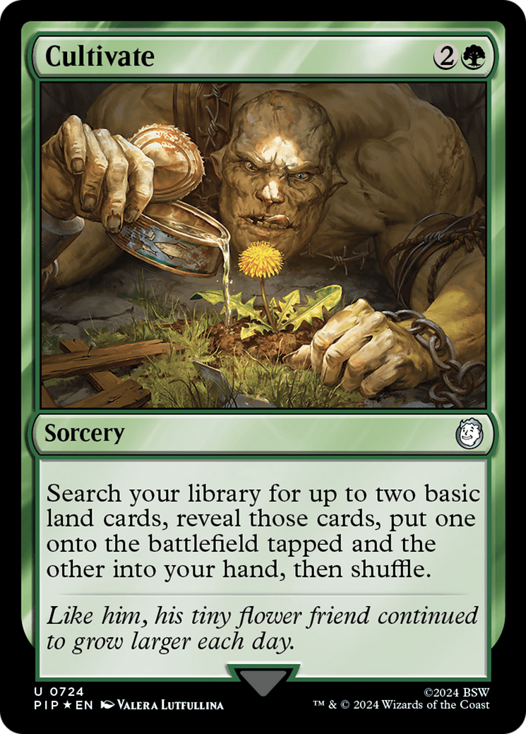 Cultivate (Surge Foil) [Fallout] | Exor Games Truro