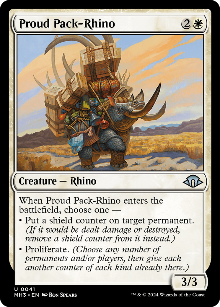 Proud Pack-Rhino [Modern Horizons 3] | Exor Games Truro