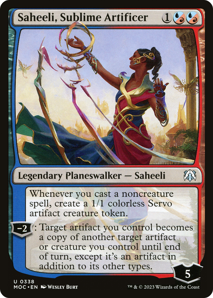 Saheeli, Sublime Artificer [March of the Machine Commander] | Exor Games Truro