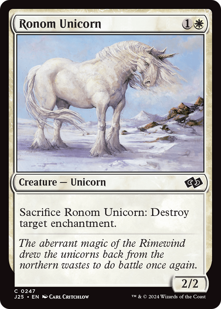 Ronom Unicorn [Foundations Jumpstart] | Exor Games Truro