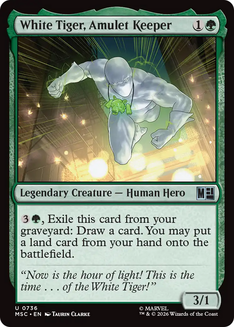 White Tiger, Amulet Keeper [Marvel Super Heroes Commander] | Exor Games Truro
