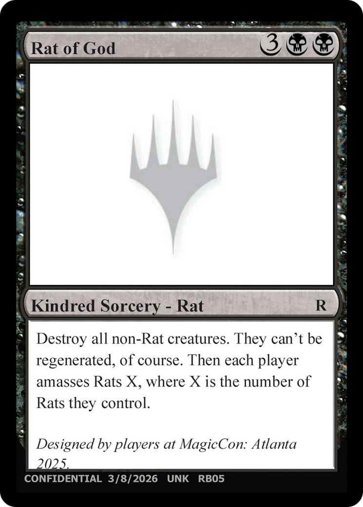 Rat of God [Unknown Event] | Exor Games Truro