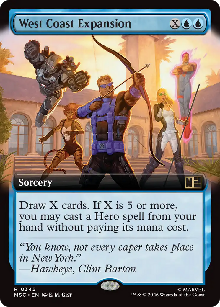 West Coast Expansion (Extended Art) [Marvel Super Heroes Commander] | Exor Games Truro