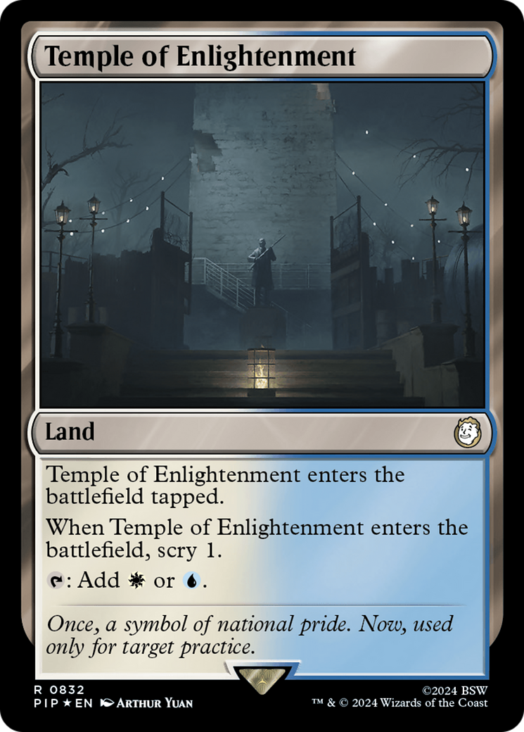 Temple of Enlightenment (Surge Foil) [Fallout] | Exor Games Truro