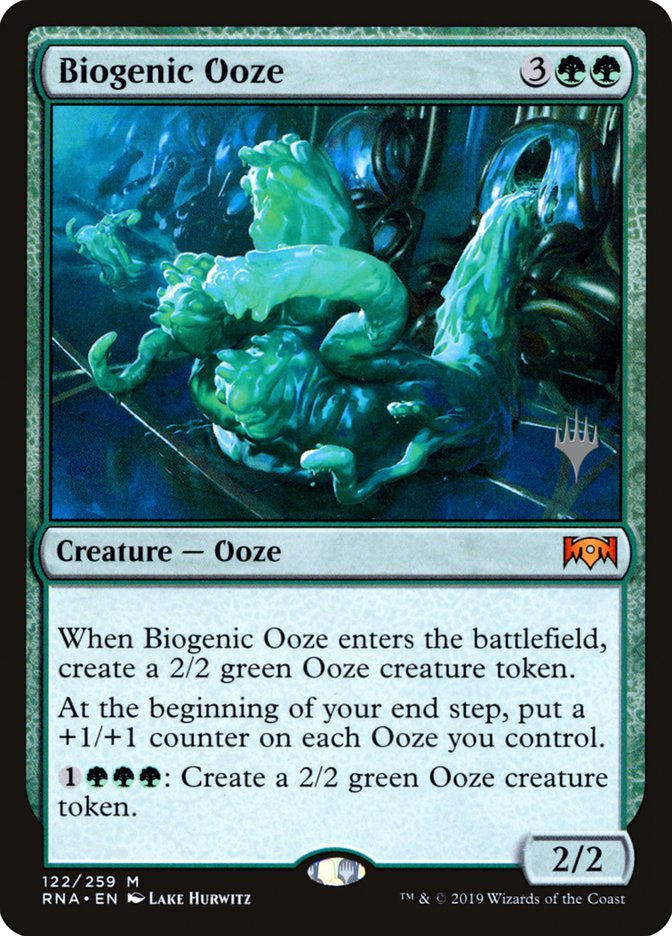 Biogenic Ooze (Promo Pack) [Ravnica Allegiance Promos] | Exor Games Truro