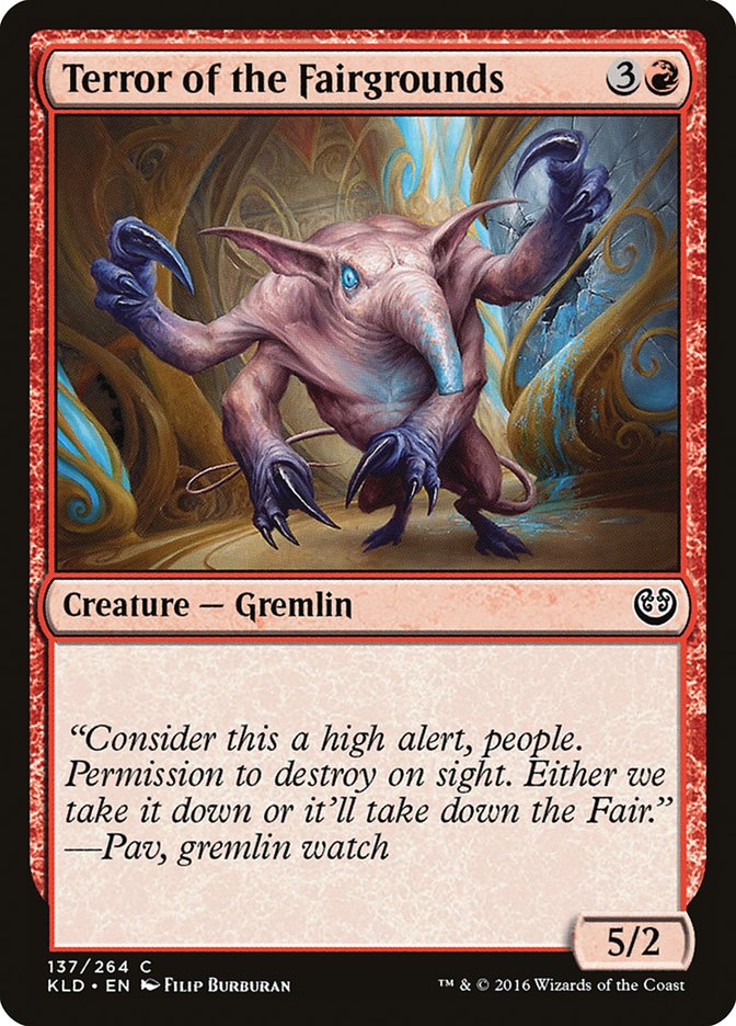 Terror of the Fairgrounds [Kaladesh] | Exor Games Truro