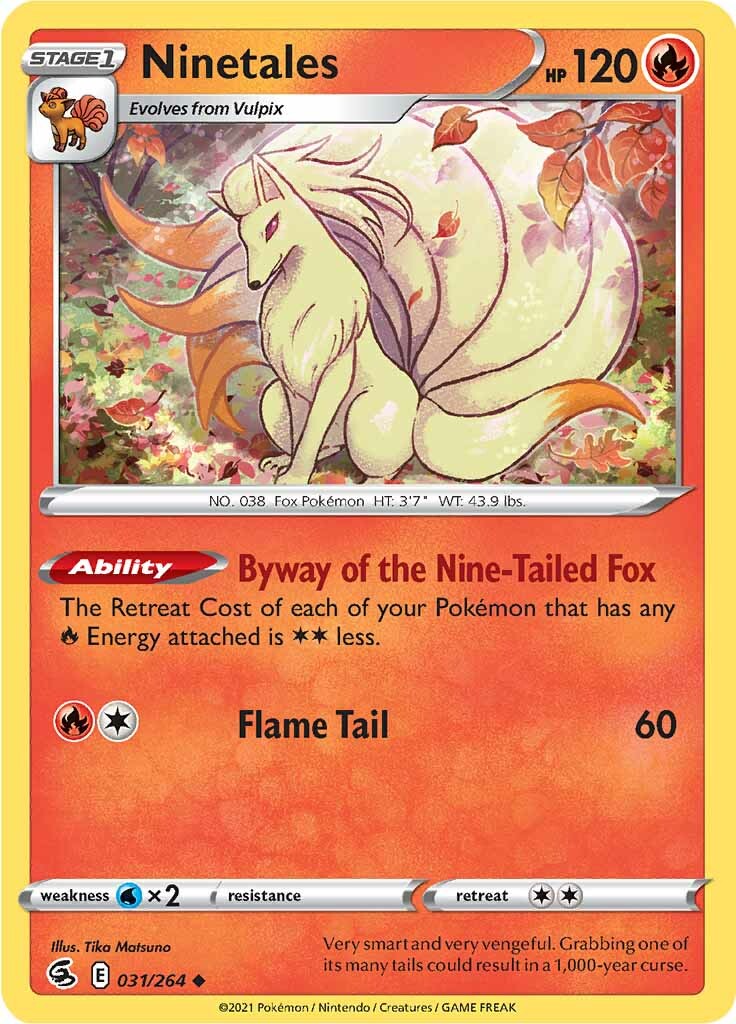 Ninetales (031/264) [Sword & Shield: Fusion Strike] | Exor Games Truro