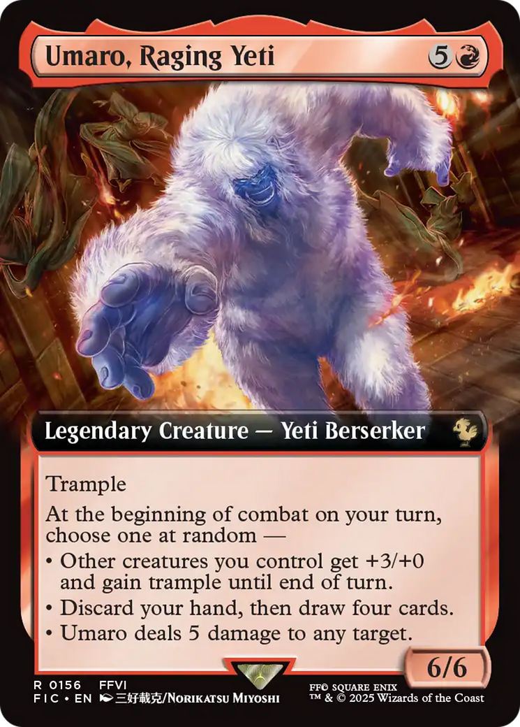 Umaro, Raging Yeti (Extended Art) [FINAL FANTASY Commander] | Exor Games Truro